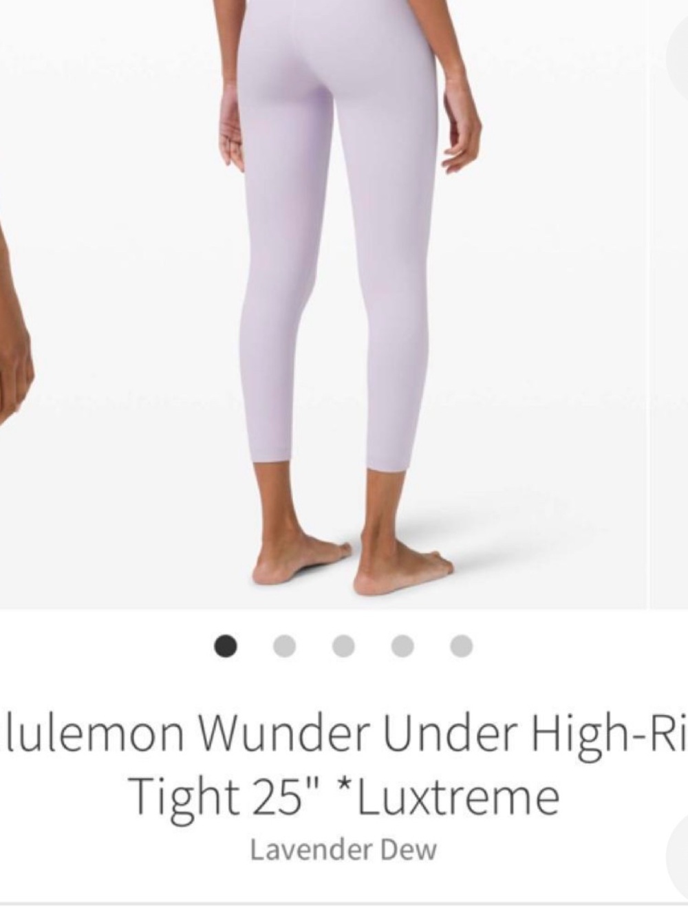 lululemon athletica Lavender Dew High-Rise Wunder Under Leggings